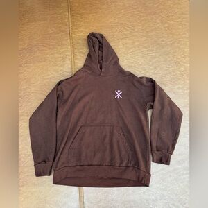 Warren Lotas Jason Goes to Hell (Final Friday) Hoodie - Brown Pink